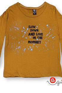 Remera bb ml MANCHAS SLOW - 