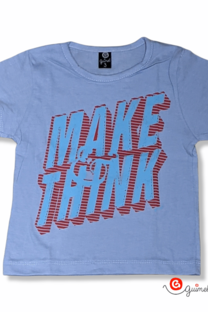 Remera bb mc MAKE THINK - 