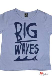 Remera bb mga corta  BIG WAVE - 