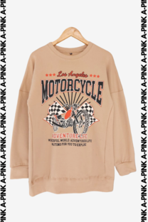  MAXIBUZO FRISADO CON LYCRA ESTAMPADO MOTORCYCLE - 