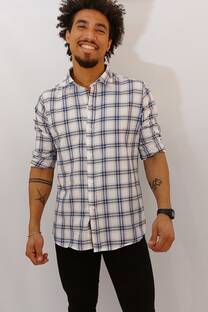 Camisa cuadros grises  - 