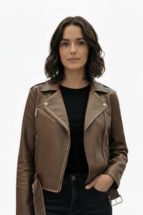 Chaqueta Oversize de Simil Cuero