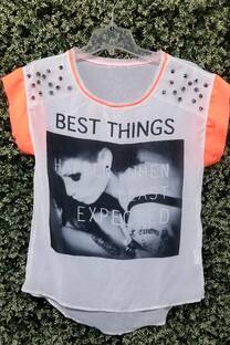 Remera gasa best c/tachas - 