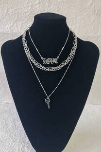 COLLAR MULTI CADENA LOVE - 