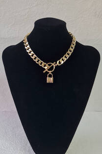 COLLAR CADENA CANDADO - 