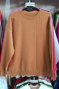 Swy80 sweater canelon izquierdo - 