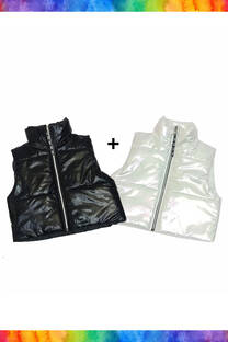 PACK X 2 CHALECO PUFFER - 