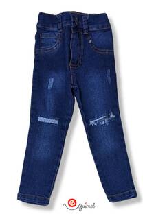 Jean bb unisex chupin elast osc c roturas - 