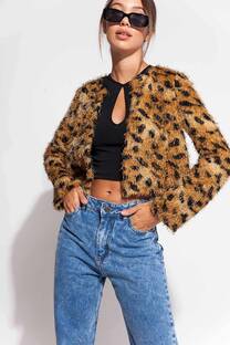 Cardigan Mono - Animal Print - 