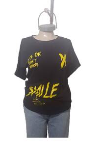 Remera Atenea - Jersey Estampado Smile - 