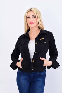 Campera Jean + Negro Clasico (404) - 