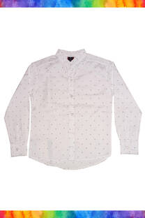 CAMISA BLANCA FANTASIA CUELLO MAO