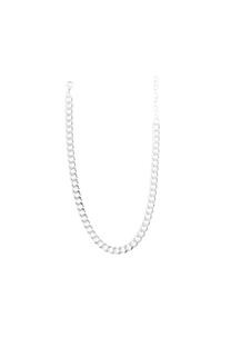 Collar cadena acero blanco - Collar cadena acero blanco -