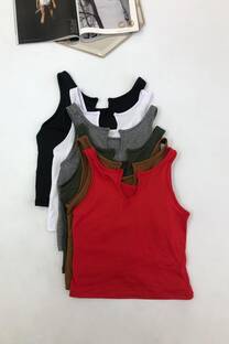 Musculosa Soft Cuello V  - 