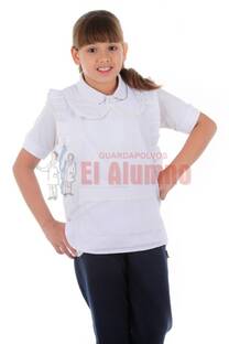 Poncho de Niño Blanco c/broche - 