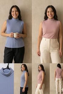 Chaleco morley media polera  (6970) - Moda en venta directa