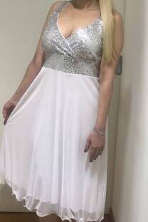 VESTIDO DE FIESTA TALLE GRANDE - 