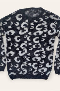 Sweater Piel de Mono Negro  - 