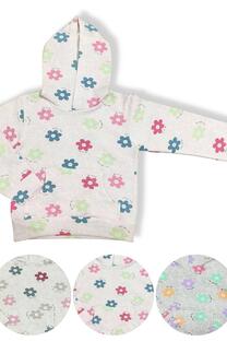 Buzo Canguro Flores - 