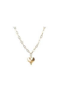 Choker cadena y dije dorado CORAZON