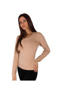 Camisa térmica de dama beige - 