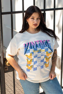 Remera Vintage estampada - 