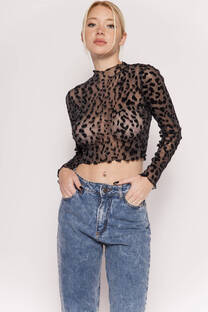 Polera Leopardo Lurex - 