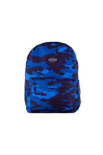 Mochila escolar camuflada azul - 