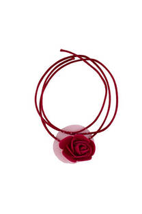 Choker largo con flor - 