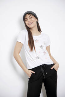 Remera Estrellas print Art 101477