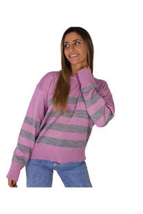 Sweater tejido rayado - 