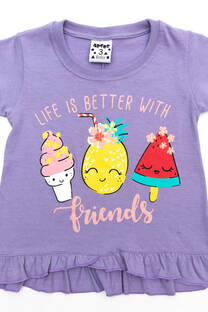 Remera Beba &amp;quot;Ice Cream Friends&amp;quot; - 