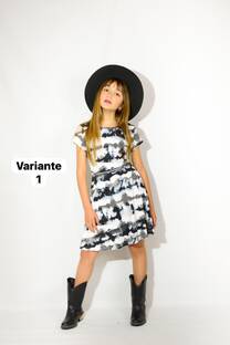 Vestido de morley estampado art.929 - 