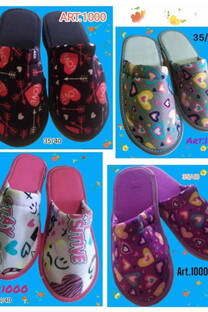 Pantufla estampada-venta seis pares - 