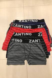 	boxer  pack x 12 adulto zantino rayado  - 