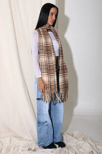 Bufandon de lana sintética - 70 x 180 cm - 