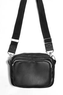 Morral de eco cuero y tira regulable. - 