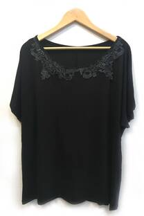 Remera Puntilla Cuello  - 