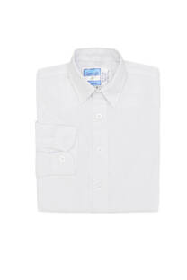 CAMISA COLEGIAL BATISTA BLANCA SIN BOLSILLO - 