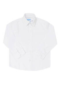 CAMISA COLEGIAL BATISTA BLANCA SIN BOLSILLO - 