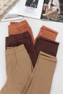 Pantalon pinzado de bengalina - 