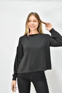 BLUSA LANILLA MANGA PINZAS - 