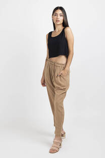 pantalon babucha lino  pana - 