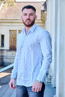 Camisa semi oversize estampada 5 - 