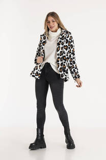 Saco pelo de mono animal print - 