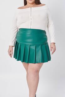 Pollera tabla cuerina - 