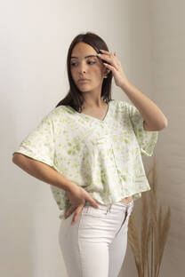 Blusa Lino Estampado FRIDA - 