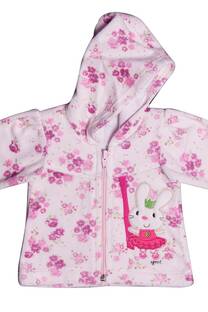 Campera de plush estampada con bordado aplique bba - 