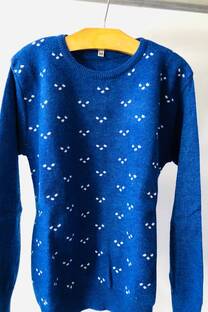 SWEATER POINT DE HILADO ESPECIAL CON LYCRA - 