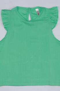 Musculosa Lino Volado Hombro Nena - 